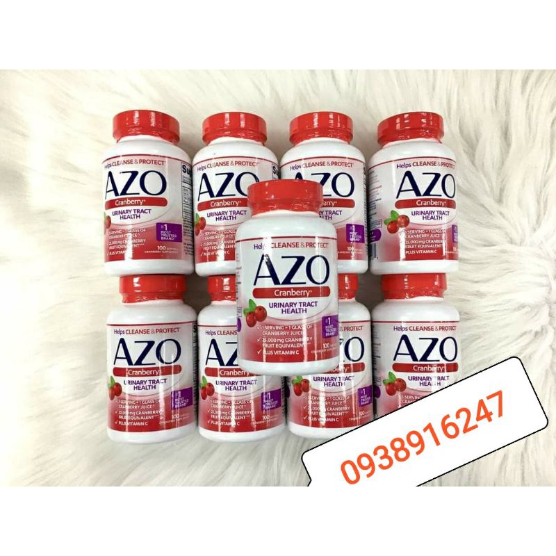 Azo Cranberry – Viên uống hỗ trợ tiết niệu, 100 viên