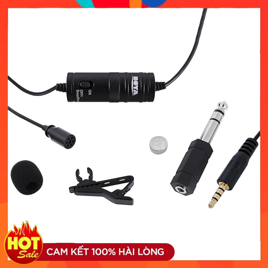 [Sale hot] Micro cài áo cổng 3.5mm 𝐁𝐎𝐘𝐀 𝐁𝐘 - 𝐌1 (FB201) - Hàng chất lượng