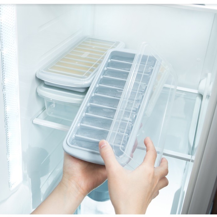 Khay làm đá thanh kari nhật bản 10 viên có nắp đậy