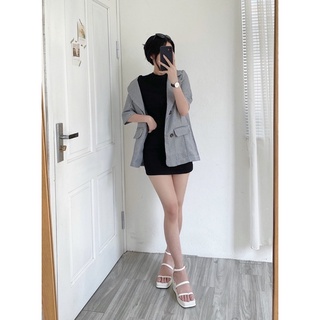 Set Blazer Kèm Váy Body (ảnh cận chất)