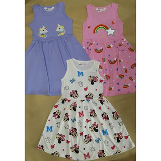 Váy cotton HM cho bé từ 1-10 tuổi