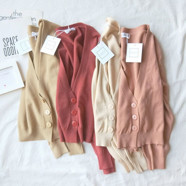 Áo khoác len cardigan