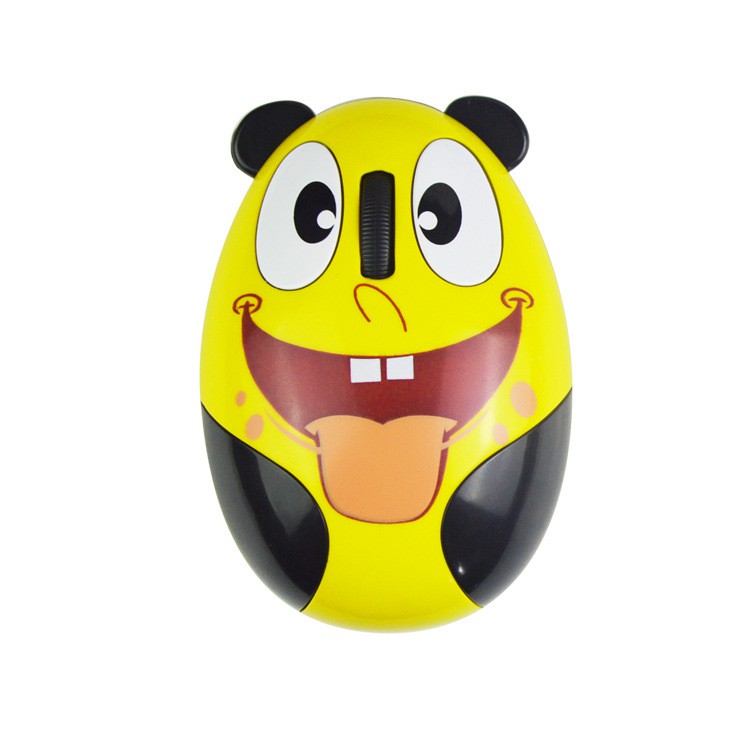 Chuột không dây cao cấp - Chuột máy tính mini Panda mouse mặt cười ngộ nghĩnh