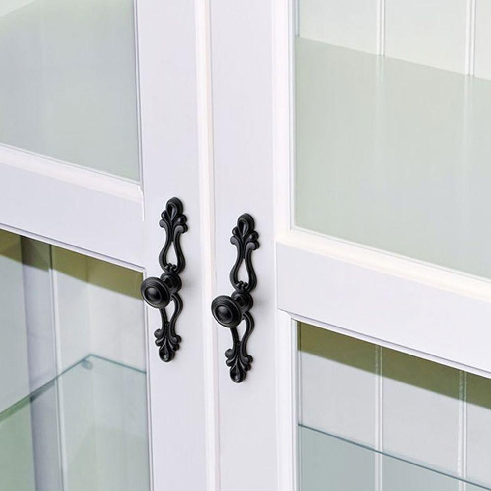 KUNHEV Bộ 2 Tay Nắm Cửa Tủ Bằng Hợp Kim Kẽm Phong Cách Cổ Điển