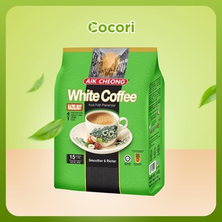 Cà Phê Trắng White Coffee Hạt Dẻ Cafe Malaysia 15 Gói x 40 Gam COCORI
