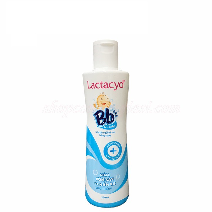 (Mẫu mới) Sữa tắm trẻ em Lactacyd baby 250ml