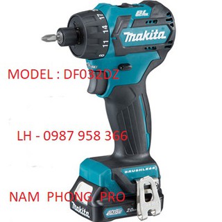 Máy khoan vặn vít dùng pin Makita DF032DZ