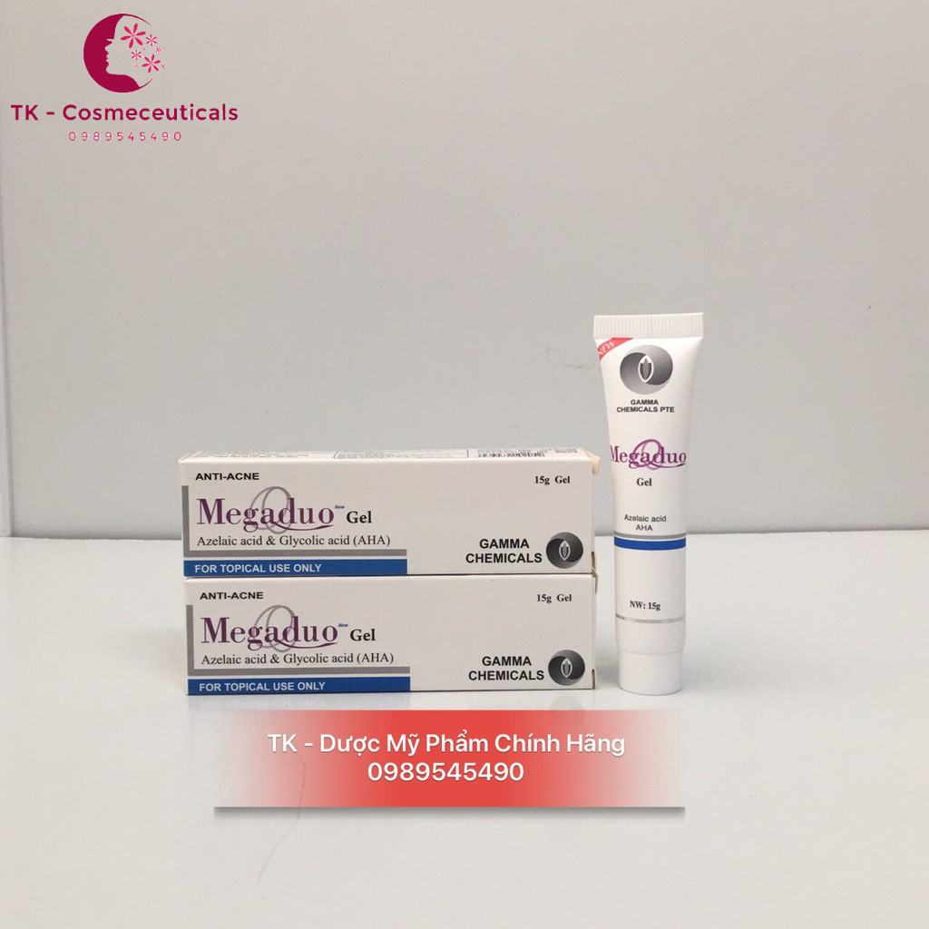 Kem Ngừa Mụn, Thâm MEGADUO GEL RETINAL 1.0 / MEGADUO AHA - Bot 15g
