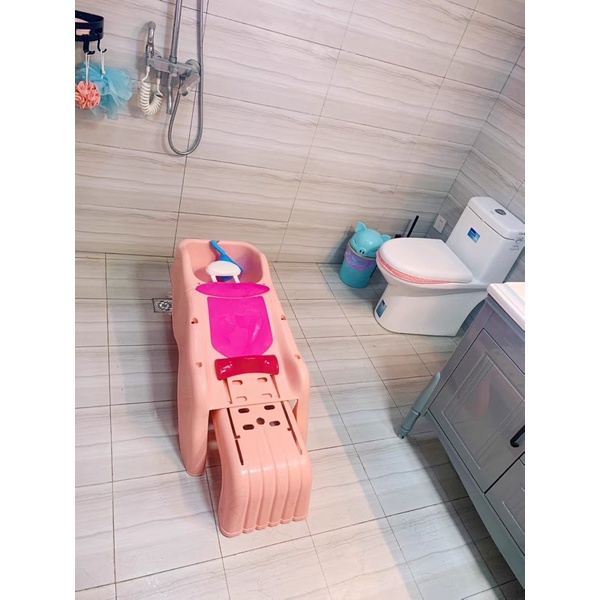 GHẾ GỘI ĐẦU CHO CẢ NGƯỜI LỚN VÀ TRẺ EM GẤP GỌN  KÈM NHIỀU QUÀ TẶNG