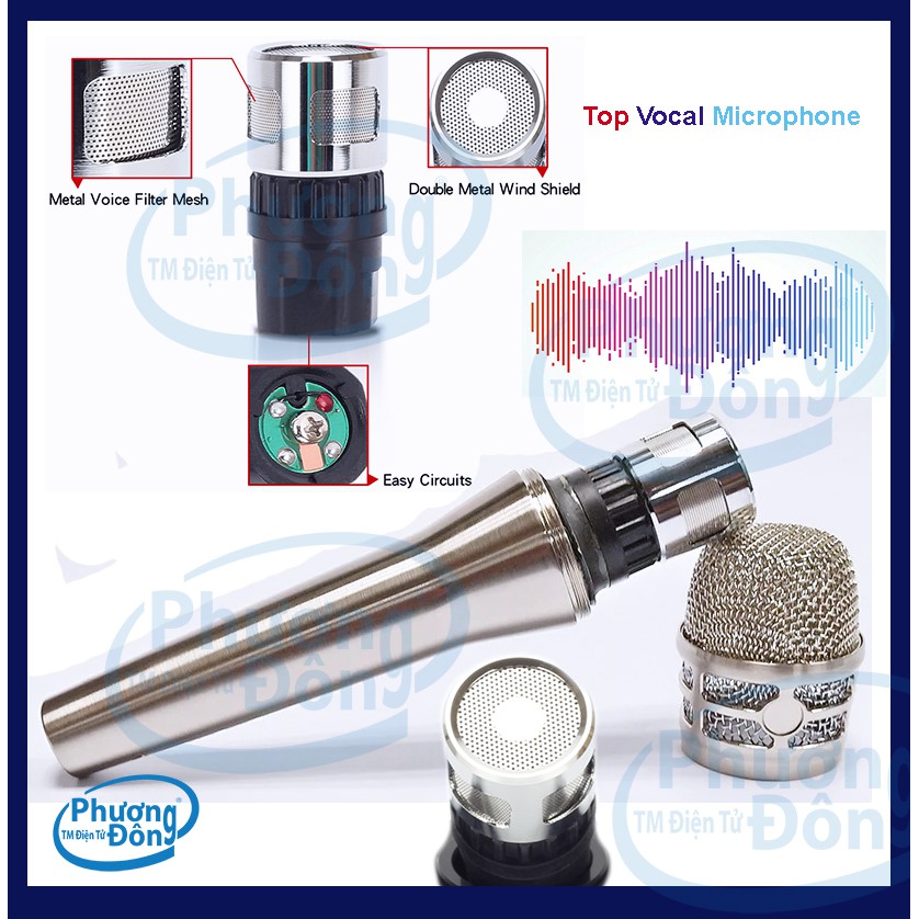 Củ Micro Shure UGX đầu lõi inox là sản phẩm đẳng cấp, hút âm nhại, giảm hú tốt