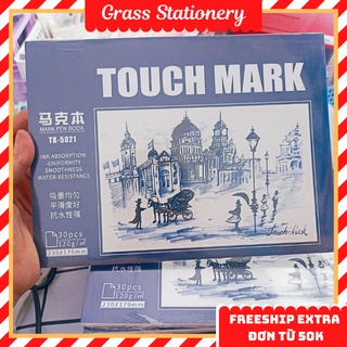 Bộ Sổ chuyên vẽ maker 230x170mm định lượng 120gms kèm bút line trắng , đen