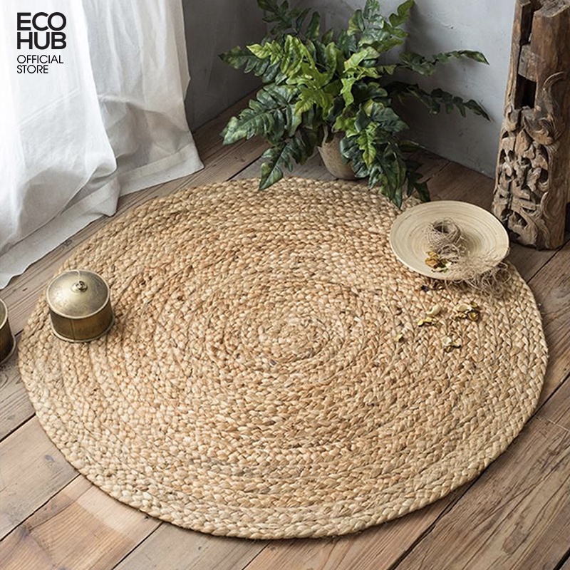 Thảm trải sàn ECOHUB bằng lục bình trang trí (Water Hyacinth Carpet)