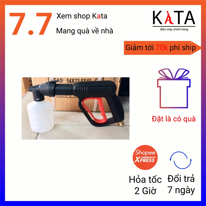 Bình bọt rửa xe mini gia đình phù hợp nhiều loại súng RX03