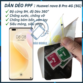 Dán dẻo ppf huawei nova 8 pro 4g, 5g