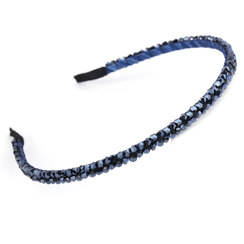 Haimeikang Băng đô pha lê đính cườm thời trang Thạch cao cài tóc cho phụ nữ Phụ kiện tóc