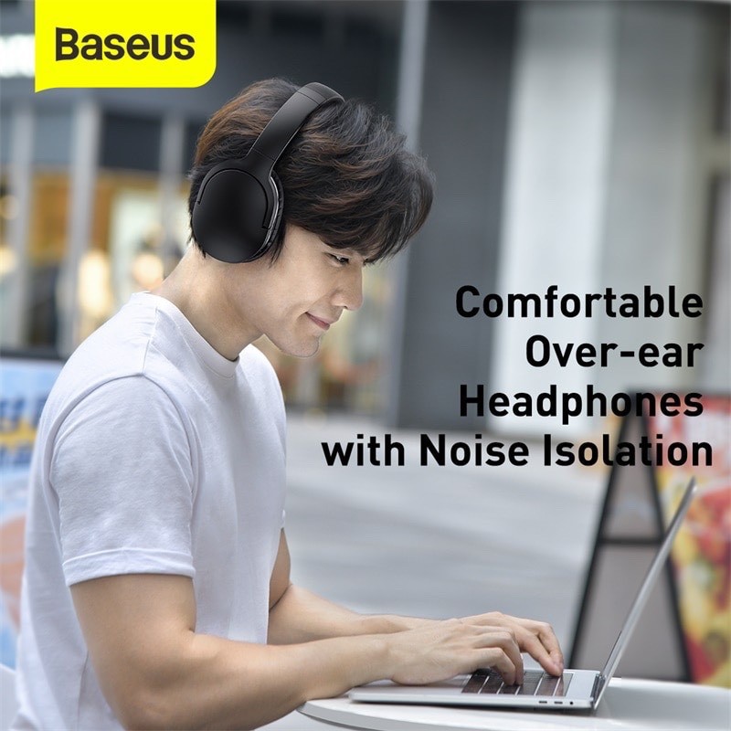 Tai nghe chụp tai không dây cao cấp Baseus Encok Wireless headphone D02 Pro (Bluetooth 5.0, Wireless Hifi Surround Headp