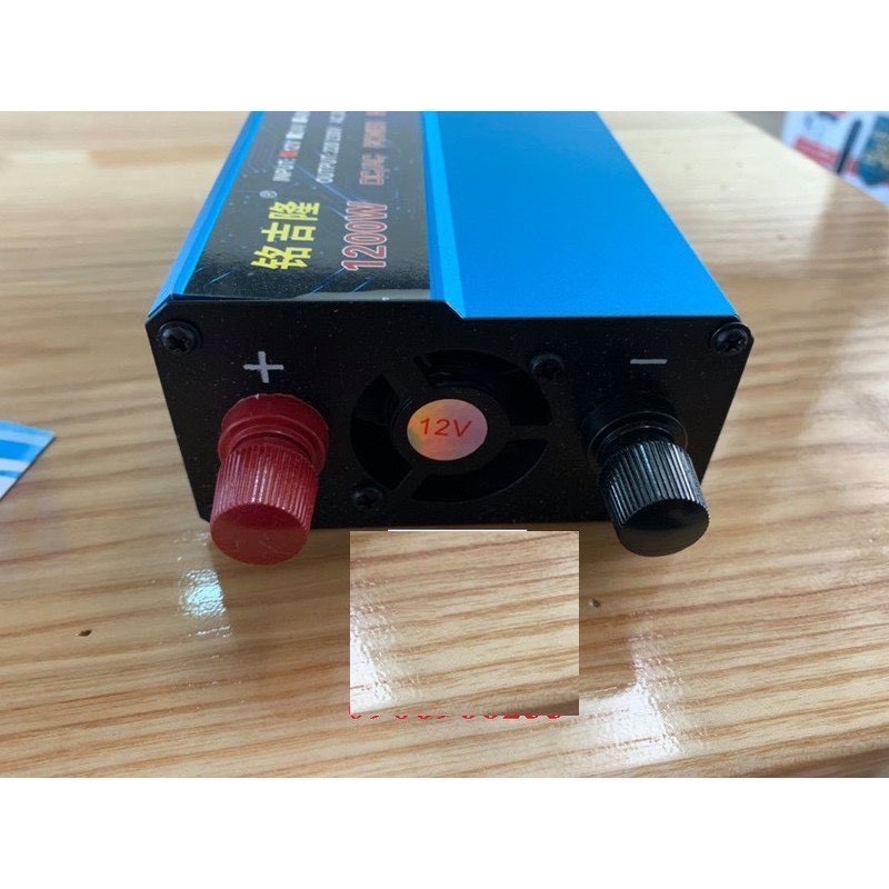 Bộ đổi điện 12v lên 220v 1200w