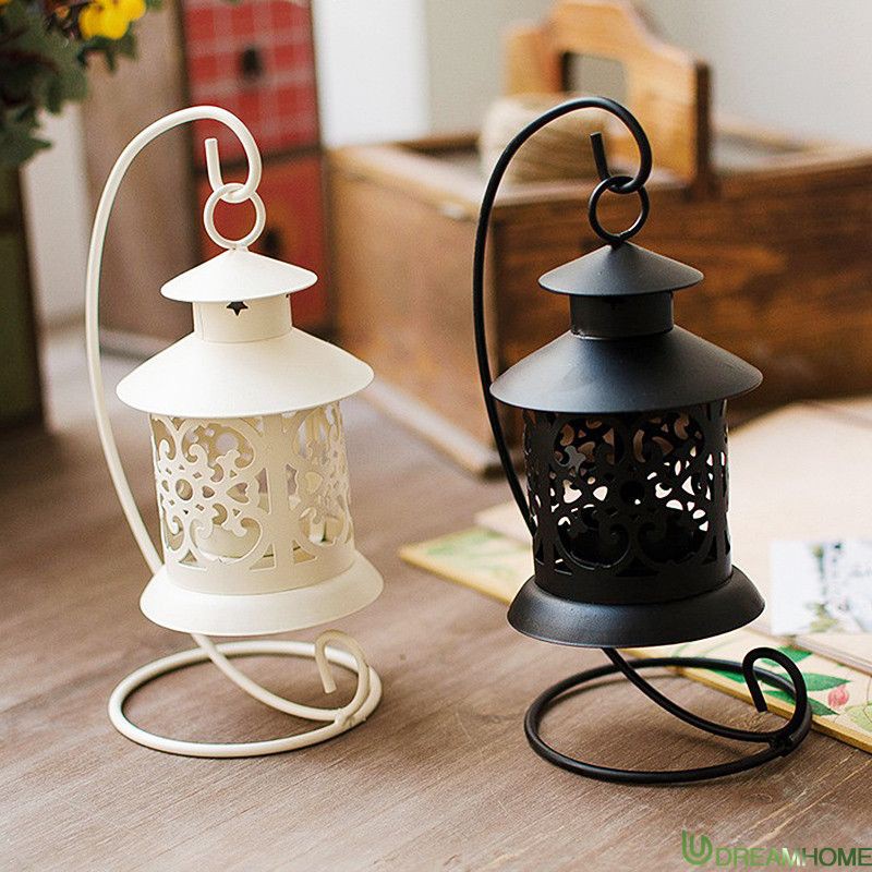 Dreamh☛ Giá Đỡ Đèn Cầy Hình Lồng Chim Bằng Sắt Độc Đáo Trang Trí Nhà Cửa / Tiệc Cưới ❀