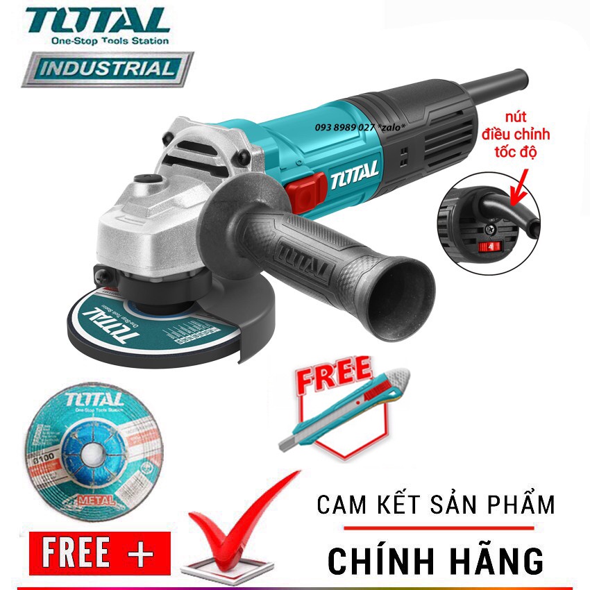 Máy mài góc có chỉnh tốc độ Total 850w - 100m TG108100365