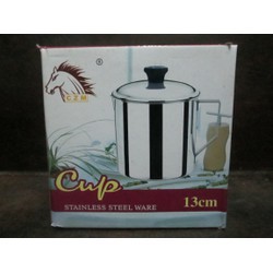 CA INOX NGỰA CÓ NẮP 9cm , 10cm, 11cm, 12cm, 13cm