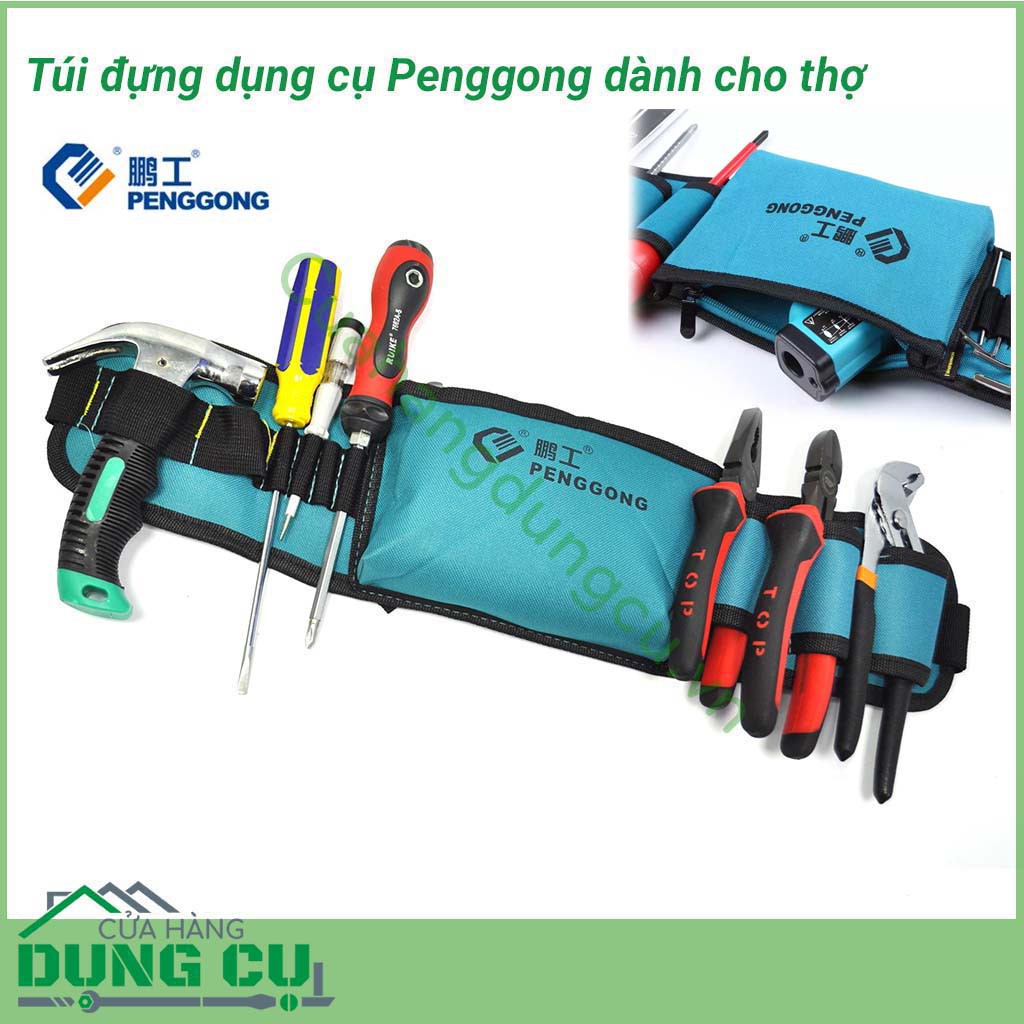 Dây đeo hông túi đeo hông đựng đồ nghề dụng cụ sửa chữa Penggong loại ngăn to chính giữa
