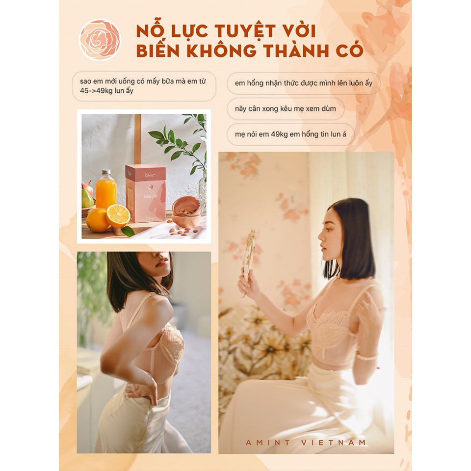 Bột Ngũ Cốc Tăng Cân Amint - kèm hướng dẫn, thực đơn độc quyền + quà tặng hấp dẫn | BigBuy360 - bigbuy360.vn