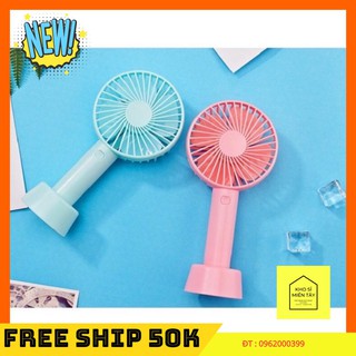 [FreeShip 50k] Quạt Mini Cầm Tay - Quạt tích điện hot nhất hè 2020
