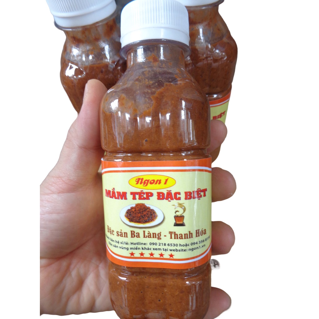 Mắm tép đặc biệt sử dụng chưng thịt hoặc pha chấm trực tiếp rất ngon - NGON1 - đặc sản Ba Làng - Thanh Hoá (chai 300ml)