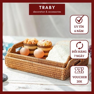 Khay guột mây chữ nhật cao cấp