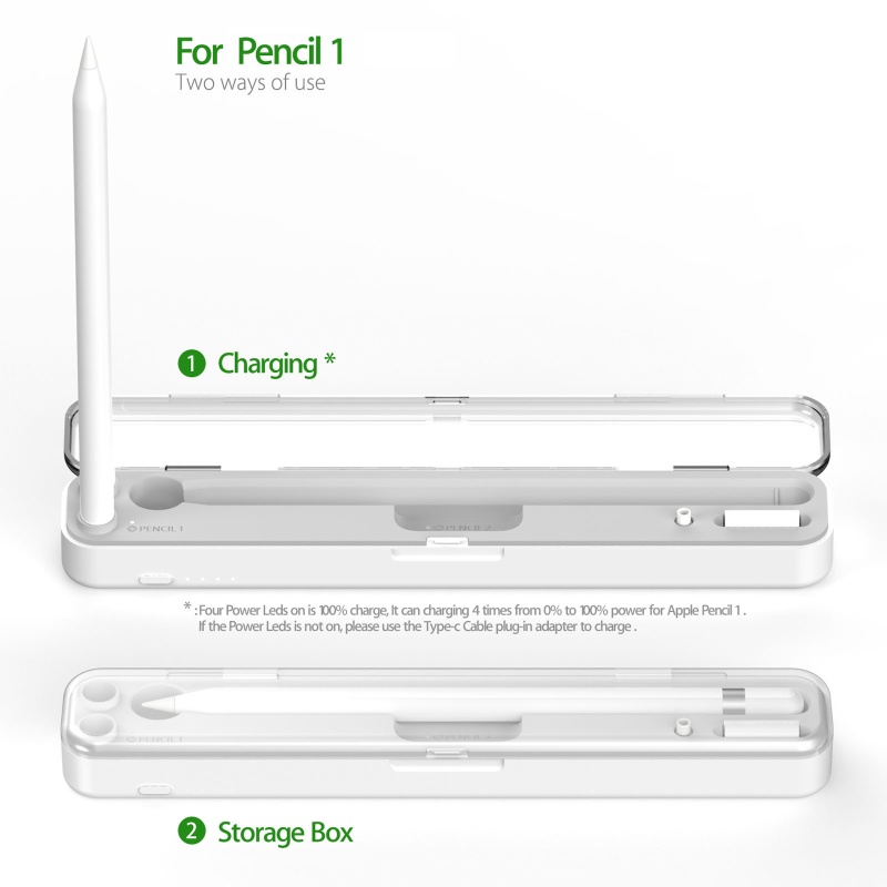 Hộp Sạc Không Dây Cho Bút Cảm Ứng Thế Hệ 1 2