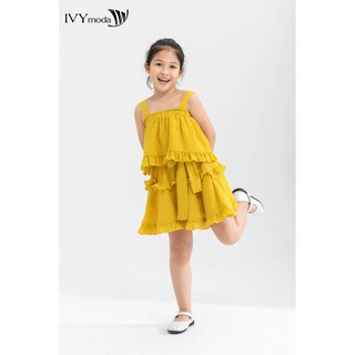 Mã WABR99 giảm 10% đơn 99K Chân váy xòe 2 tầng bé gái IVY moda MS 31G1244