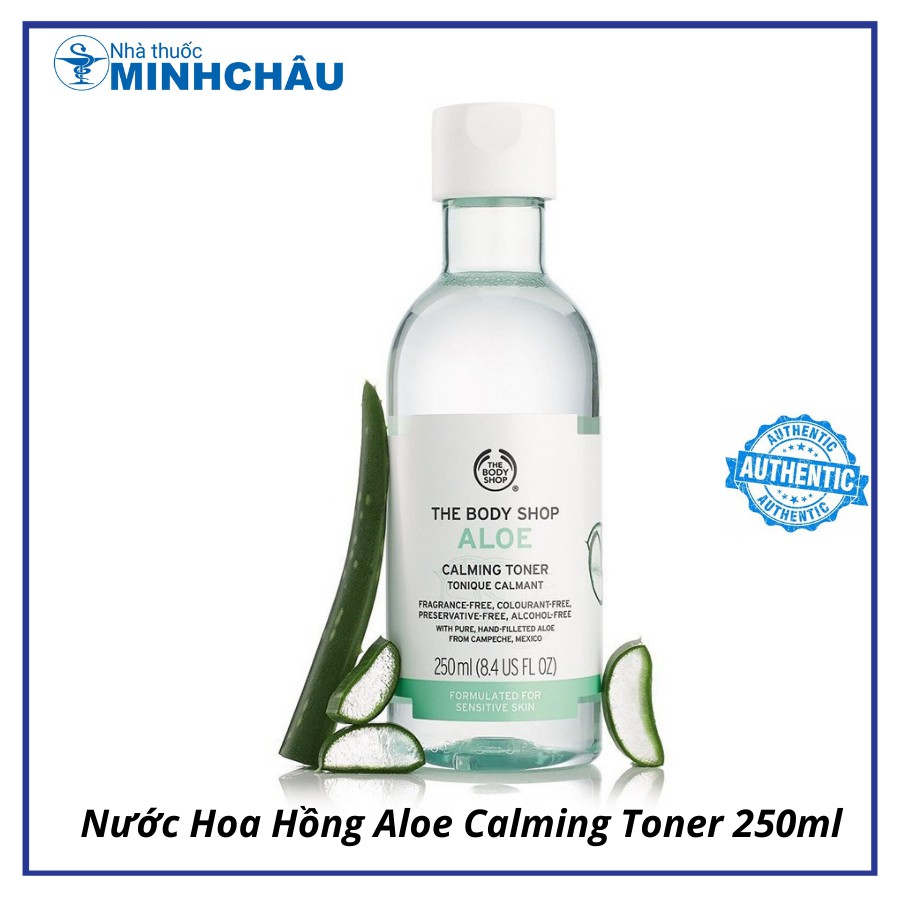 Nước Hoa Hồng Aloe Calming Toner 250ml