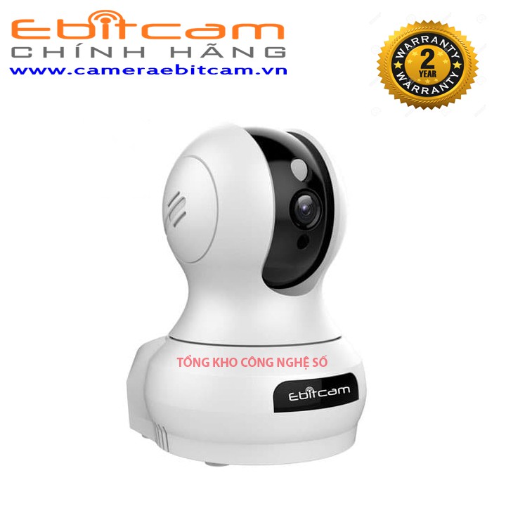 Camera IP Wifi 3MP EBITCAM E3 có chức năng Zoom 8X hỗ trợ truy cập 1000 user cùng lúc - kèm thẻ nhớ tùy chọn