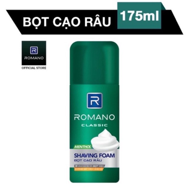 Kem cạo râu dạng bọt romano 175ml