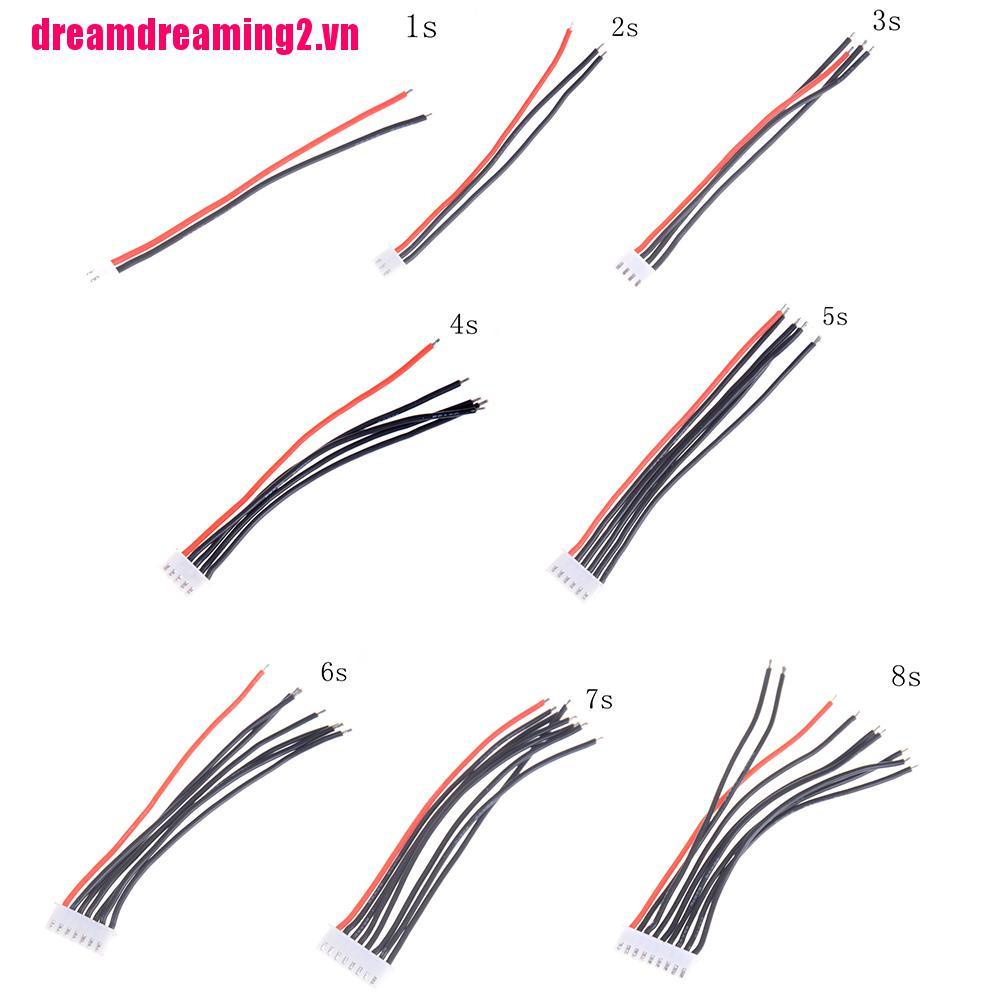 Dây Cáp Sạc Cân Bằng 2 / 3 / 4 / 5 / 6 / 7 / 8 / 9 / 10s 1p 22 Awg Bằng Silicon Chất Lượng Cao