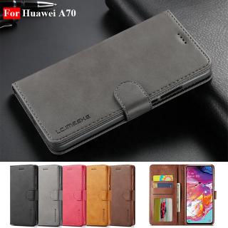 Ốp lưng nắp gập da vintage cho điện thoại Samsung Galaxy A70