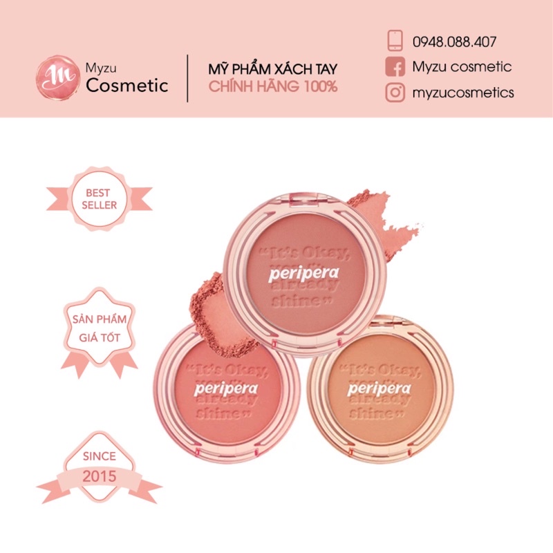 Phấn má Peripera Sunshine Cheek