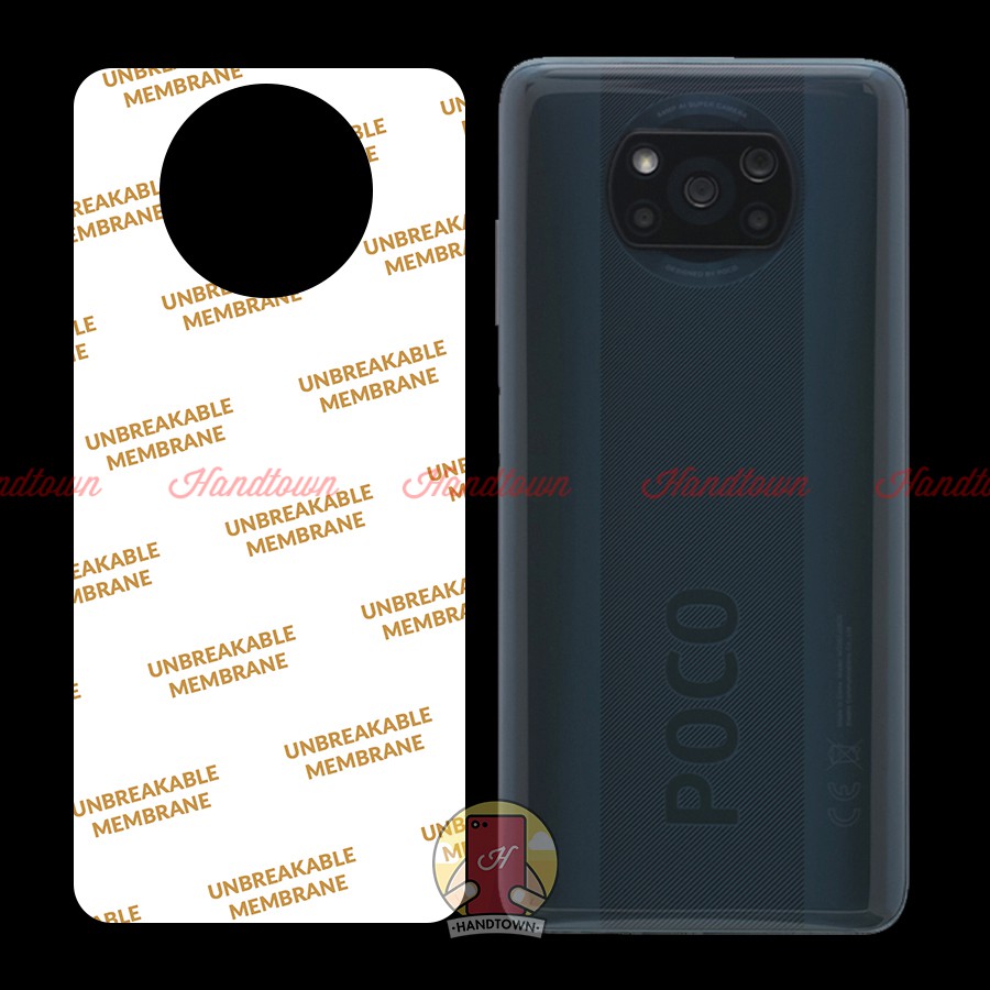 Miếng Dán PPF Màn Hình và Mặt Lưng Xiaomi Poco X3 Poco X3 NFC Poco X3 Pro Kính Cường Lực Dẻo Bảo Vệ Máy khỏi Trầy Xước