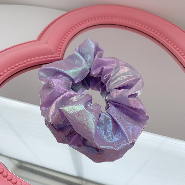 ✨Chun buộc tóc Scrunchie ánh bạc