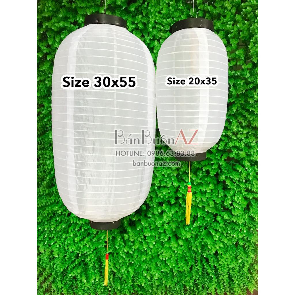 Đèn lồng trụ vẽ hoa mai đào trang trí nhà hàng sân vườn festival lễ tết tiệc cưới