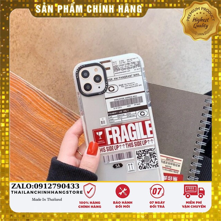 [SIÊU SALE] ỐP LƯNG IPHONE CHỐNG SỐC MÃ VẠCH FRAGILE SIÊU HOT IPHONE 11- 11 PRO- 11 PRO MAX [CASE IPHONE] [FREESHIP]