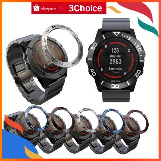 Khung Viền Bảo Vệ Bằng Thép Không Gỉ Cho Đồng Hồ Thông Minh Garmin Fenix 5x 5x Plus 3 3hr