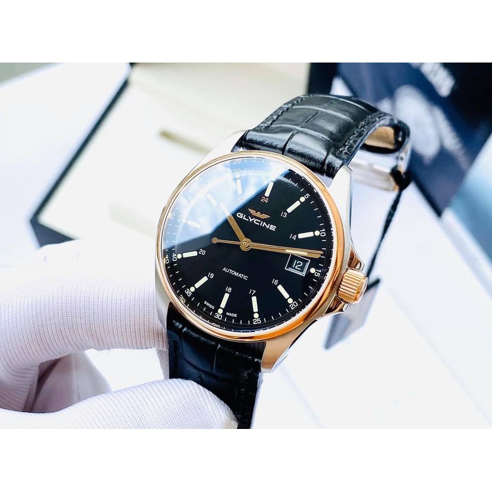 Đồng hồ - Nam - Glycine SWISS MADE - 3916.393.LBK9 | BigBuy360 - bigbuy360.vn