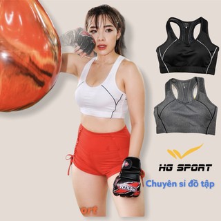 Áo bra tập gym, yoga, zumba, aerobic nữ , bra phối lưới kèm mút hg sport br701