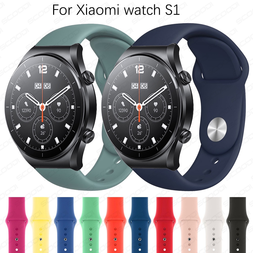 Dây Đeo Silicone Cho Đồng Hồ Thông Minh Xiaomi watch S1 / S1 Active