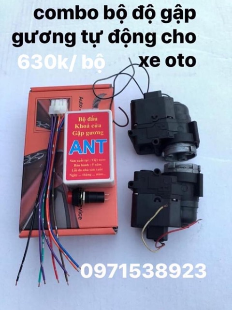 Trọn bộ gập gương tự động cho toyota innova, fortuner, hilux 2017-2020