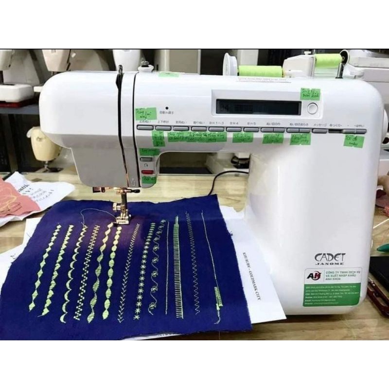 Máy may gia đình janome vừa may vừa thêu trang trí