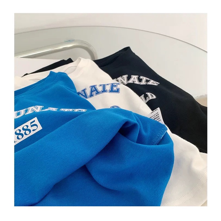 Áo thun cộc tay 1885 chất cotton mềm mát cho bé trai bé gái size nhỡ đại    3 - 12 tuổi