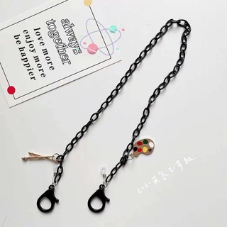 Dây chuỗi xích đeo khẩu trang / mắt kính bằng acrylic phong cách hoạt hình sáng tạo