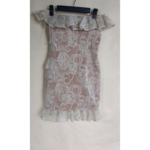 Đầm Tiệc Ren Dzung Beiz sz S